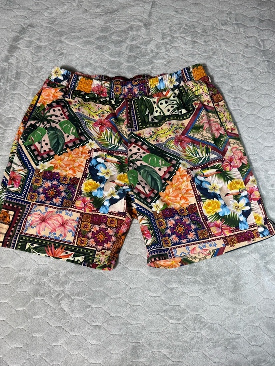 Shore Pants - Shore Tropical Toucan Floral Beach Board Shorts Women’s XXL USA